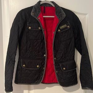 Womens size 6 Barbour Jacket. -Black
